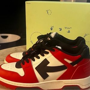 Out Of Office Calf Leather red/white/black